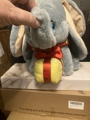 Happy Birthday Dumbo Plush With Present (missing Birthday Tag) ￼ New Without Tag