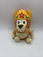 Bingo Bluey Friends Queens Crown Royalty Plush 8″ Stuffed Animal Disney Jr 2018