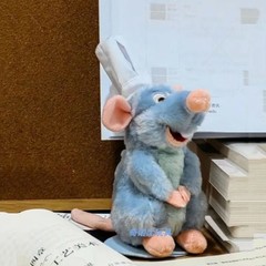 Ratatouille Remy Chef Plush Toy 15cm Magnetic Shoulder Stuffed Animal Kids Gift