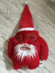 Fuggler Santa Red Funny Ugly Monster Fuzzy Festive Fuggs 2024 Creepy