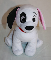 Disney Kohls Cares 101 Dalmatians Patch Puppy Dog 12″ Plush Red Collar 2014 FLAW