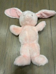 EASTER BUNNY HAND PUPPET PINK COLOR BEVERLY HILLS TEDDY BEAR COMPANY