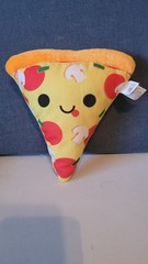 Pepperoni and Mushroom Pizza Slice Plush 8″