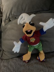 Lucas Candy Duck Stuffed Plush Toy 15 in Bendable Poseable Mexico Advertisment