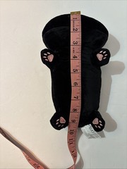 WEIGHTED 10” Black Cat Plush Heavy Stuffed Animal Cute SOFT Anxiety Autism Comfy