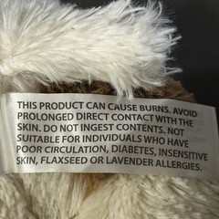 WARMIES Cow Plush Brown & Cream Microwaveable Lavender Scent Stuffed Animal Bean