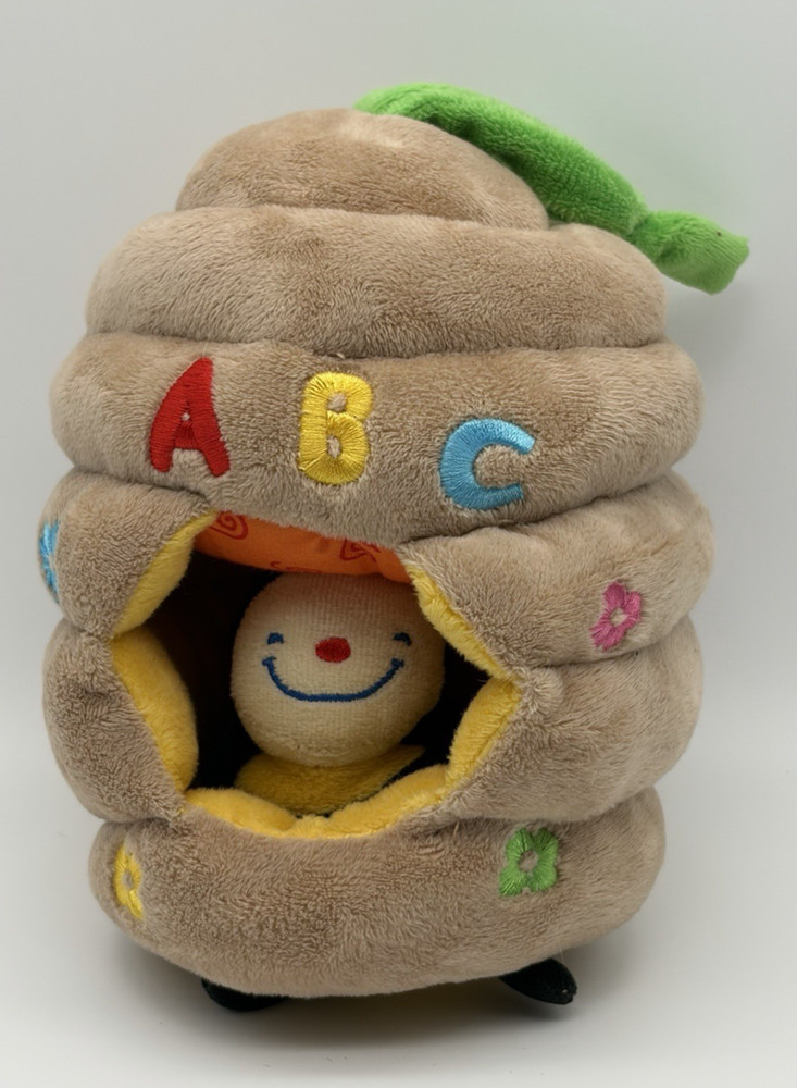 Melissa & Doug K’s Kids Musical Pull Beehive Plush Baby Activity Toy