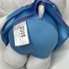 2013 Hello Kitty 8” Winter Weather Plush Thunderbolt Blue Pink Sanrio