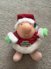 Vtg Plush Stuffed SANTA ZIGGY Jolly Hollydays CHRISTMAS Collectible 1986
