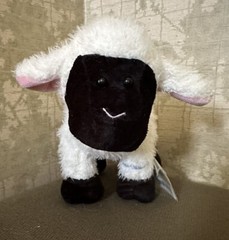 GANZ WEBKINZ Sheep HM227 Retired Black Face Plush Stuffed Animal WITH CODE New