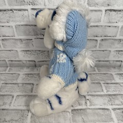 Disney Store Exclusive Tigger Plush Winter White Ice Blue Sweater Stuffed Tiger