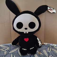 Skelanimals Black Jack Rabbit Plush Fiesta 20.5” Stuffed Animal C14105 WITH TAGS