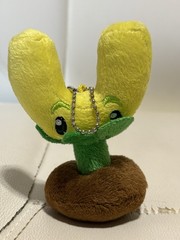 Plants Vs Zombies Gold Magnet Linxin Keychain Very Rare PvZ Plush Small