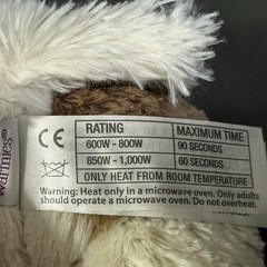 WARMIES Cow Plush Brown & Cream Microwaveable Lavender Scent Stuffed Animal Bean