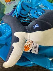 Fisch Roblox Deluxe Plush 14″ Megalodon w DLC Tag Code-Cryptozoology