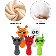 Sprunky Plush,Sprunky Plushies,Soft and Funs Stuffed Toys 8 inches, 5 Pcs