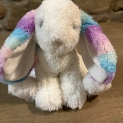 Douglas Livie Rainbow Bunny Rabbit EASTER Plush Soft Stuffed Animal 12”