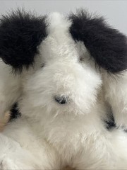 From The World Of Smile Brown & White Puppy Plushie Stuffed Animal