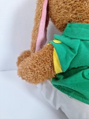 Brown BUNNY RABBIT 12″ Plush Touchdown Green Football Jersey Vintage Walmart #23