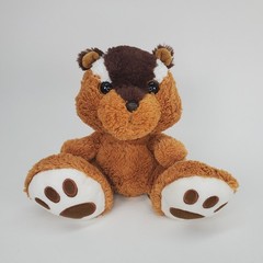 Aurora Plush Chipmunk Brown Tan Striped Stuffed Animal 9 inch Woodland Toy