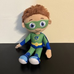 Super Why Wyatt Beanstalk 9” Plush Stuffed Hero PBS Kids 2008 Learning Curve