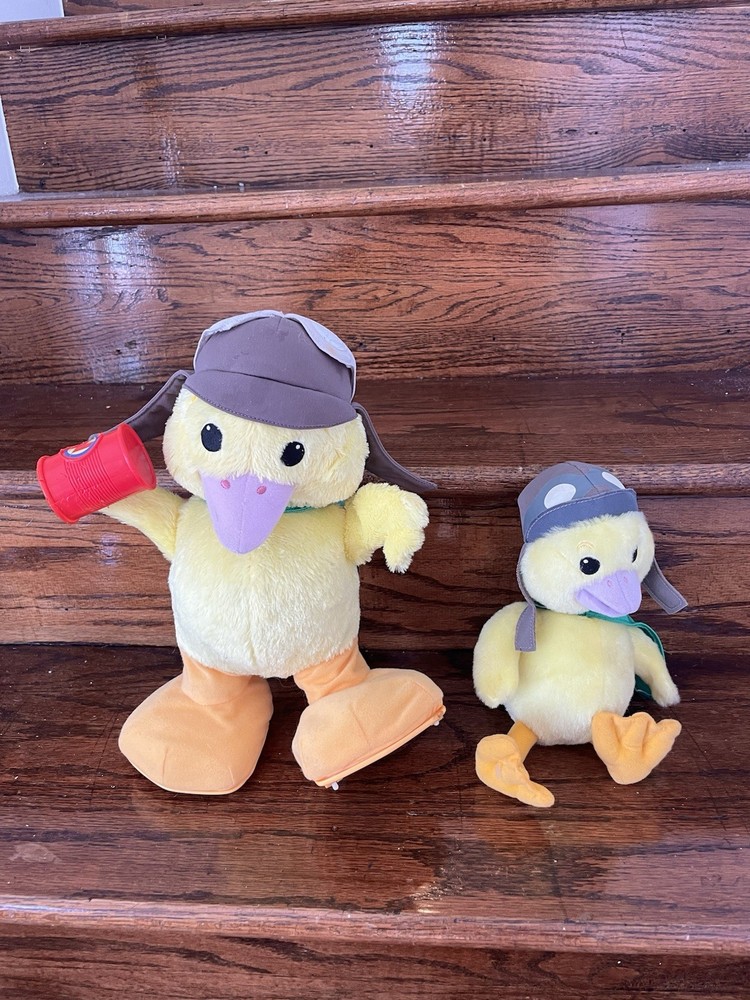 Wonder Pets Ming Ming Plush Lot Large & Small Duck Toy Nickelodeon NOT WORKING