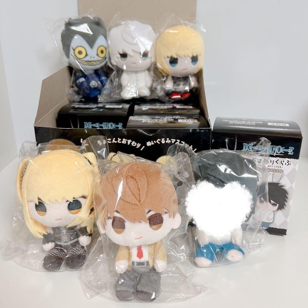 Death Note Osuwari Club Plush Mascot Set of 5 Collectible 15+