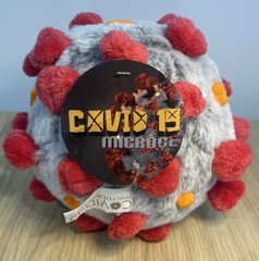 10” COVID 19 Plush Virus Novelty Toy – Cuddly Soft & Unique – Nurse Doctor Gift