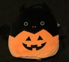Squishmallow Emily The Bat In Pumpkin Treat Pail Trick Or Treat 2022 BNWT1 (B)