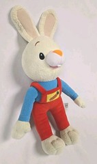 Baby First TV Harry the Bunny Carrot Overalls Plush Toy Stuffie Easter Gift 16″