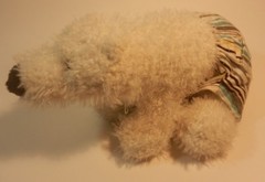 Webkinz Lil’Kinz Polar Bear with Swimming Shorts Ganz Retired Plush Toy HTF