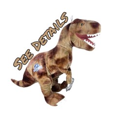 Toy Factory Jurassic World Dino Brown Tyrannosaurus T-Rex Dinosaur Plush 17”
