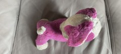 Vintage 1950s-1960s Purple Plush Stuffed Bunny Rabbit