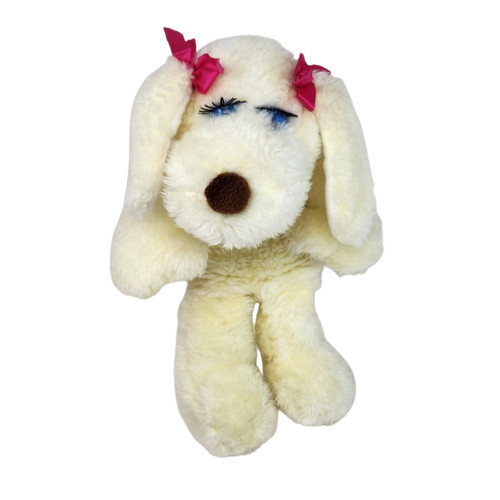 VINTAGE 1981 FRANCESCA HOERLEIN FIFI LA FEMME PUPPY DOG STUFFED ANIMAL PLUSH TOY