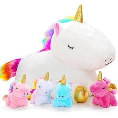 Unicorn Toy Set Soft Plush Kids Gift for Toddlers Baby Girl Boys Birthday