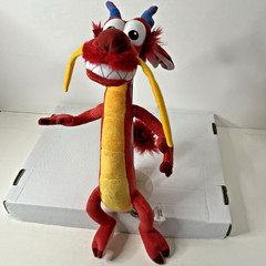 Disney Mulan Mushu Red Dragon 15″ Plush Stuffed Animal Toy Animation 2013