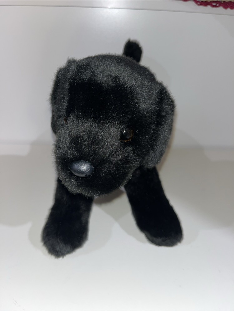 Douglas Brewster Black Lab Plush Stuffed Animal Dog, 12″