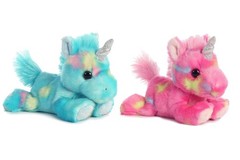 Aurora Bundle of 2 Stuffed Beanbag Animals – Blueberry Small, Multicolor