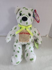 IMAGE MASTERS ORIGINAL LOTTERY LUCKY BEARS 1999 WITH TAGS / WRONGWAY052
