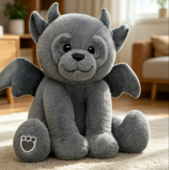 Gargoyle Teddy Bear Soft Cartoon Animal Doll Halloween Bear Plush Toy