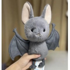 NWT Broox Bat Plush Stuffed Animal Soft Black Halloween Decor Kids Gift*