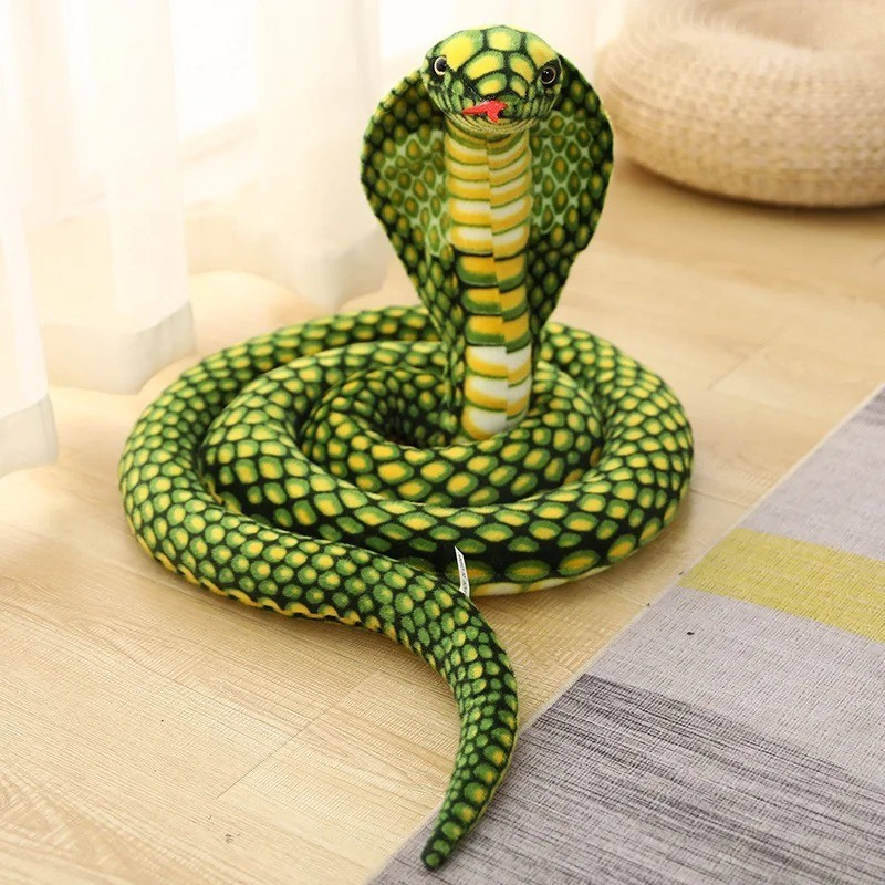 Cobra Green Snake 32 Inch Stuffed Animal Plush Toys Toddler Dolls Kids Gifts