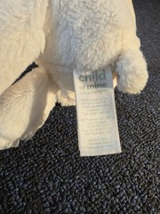 Child of Mine Carter’s 9″ White Lamb Sheep Rattle Stuffed Animal Plush 2016