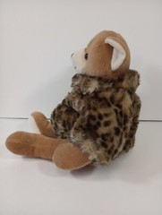 Collections For Target Russ Berrie Brown Tan Teddy Bear Fur Coat 15 inch Plush