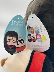 Squishmallow, Disney Edna Mode 10″ & Jack-Jack 4.5″ Plush Kellytoy SQK1718-NWT