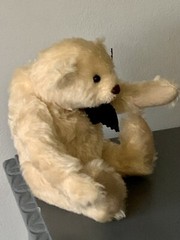 Beautiful Rare Handmade Artist Cream White Antique Style Small Teddy Bear CUTE!