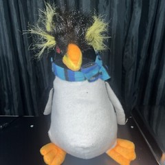 Toy Factory Rock Hopper Penguin Plush