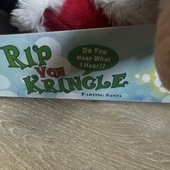 VINTAGE Rip Von Kringle Farting Santa Claus Animated Christmas Plush Toy NWB