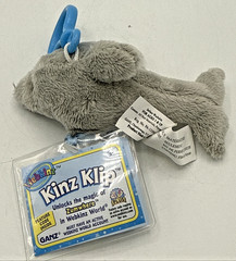 Webkinz Kinz KLIP DOLPHIN Plush Unused Sealed Code Ganz Bag Charm Key Chain NEW