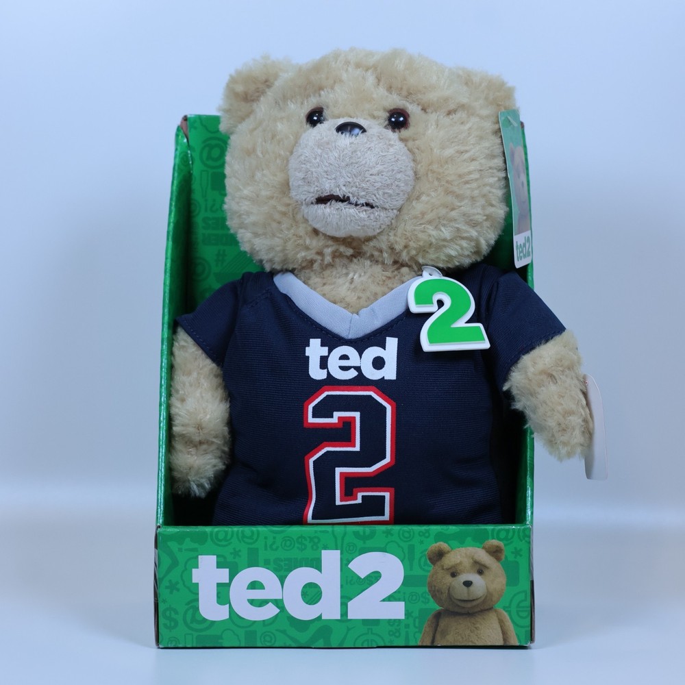 NEW TED 2 Movie Patriots Brady Jersey Talks Plush | 11″ Tall 2015 CWT Collection